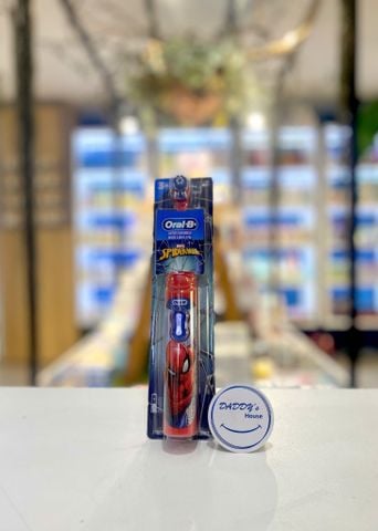 Bàn chải điện Oral - B Marvel Spiderman (3 tuổi)