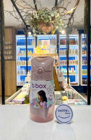 Bình nước có ống hút B.Box - Blush crush cho bé từ 1 tuổi (380ml)