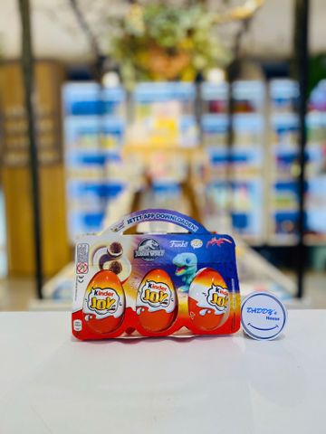 Set 3 trứng Kinder Joy Jurassic World (3 x 20g)