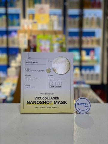 Mặt nạ MediAnswer Vita Collagen Nano Shot (5 miếng)