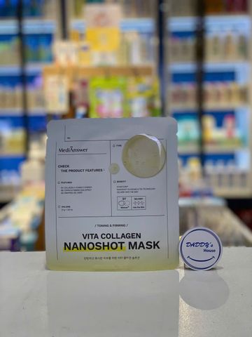 Mặt nạ MediAnswer Vita Collagen Nano Shot (1 miếng)