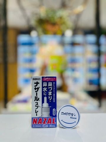 Xịt mũi hỗ trợ điều trị xoang mũi Sato Nazal Nhật - Hương hoa oải hương (30ml)