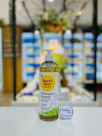 Gel tắm gội Burt's Bees Baby Calming - Lavender (621ml)