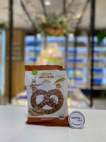 Bánh vòng ngũ cốc hữu cơ Freche Freunde 3 tuổi (75g)