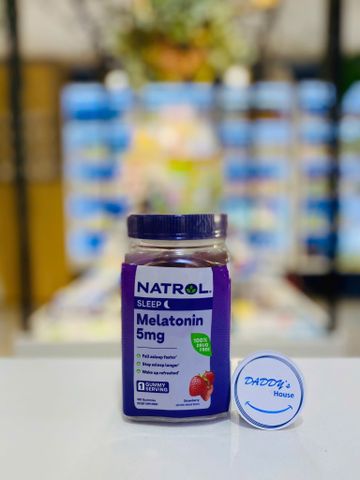Kẹo dẻo hổ trợ giúp ngủ ngon Natrol Melatonin 5mg (180v)