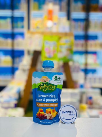 Cháo rau củ, đậu đỏ & bí đỏ Rafferty's Garden 8th (120g)