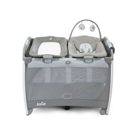 Giường cũi Joie Excursion Change & Bounce Portrait (Màu xám)