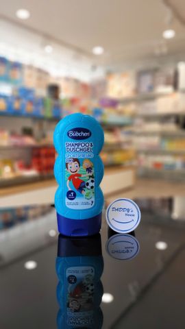 Sữa tắm gội thuần chay 2in1 chiết xuất lô hội Bubchen Sportsfreund (230ml) - NK