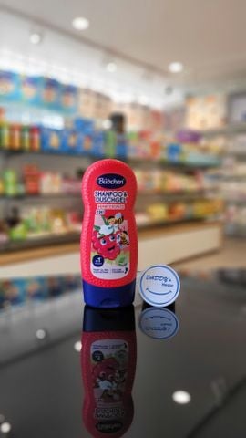 Sữa tắm gội 2in1 thuần chay dưỡng ẩm & chống nắng Bubchen Himbeerspass bé từ 3 tuổi (230ml) - NK