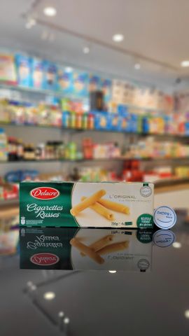 Bánh quy ống Delacre Cigarettes Russes - Pháp (230g)