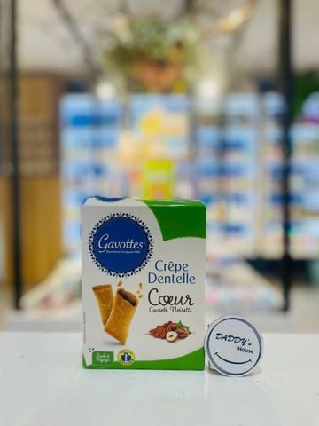 Bánh Crepe Dentelle Coeur Cacaote Gavottes - Pháp (90g)