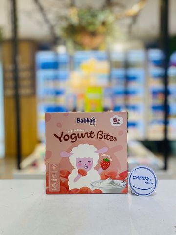 Sữa chua khô Babba's vị dâu bé 6 tháng (16g)