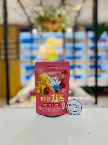 Phomai sấy lạnh Acoorang vị dâu (16g)