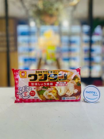 Hoành thánh khô Toyo Suisan Nhật vị nấm nước tương rau củ màu đỏ (55g)