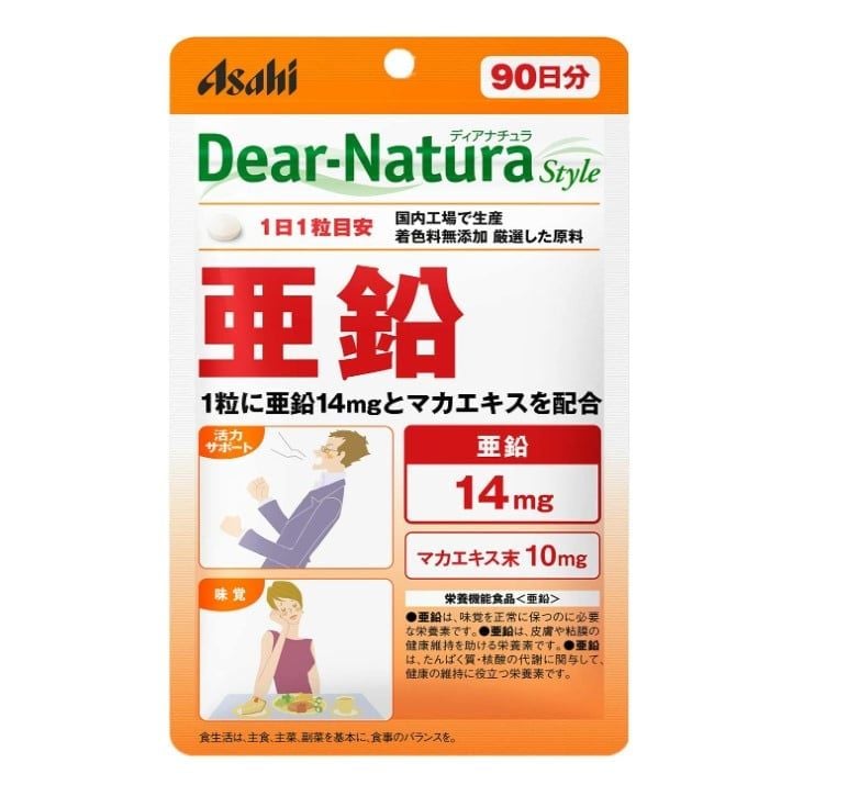  Viên uống Kẽm Dear-Natura Nhật Bản 90 ngày/ 90v 