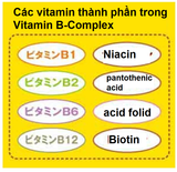  Viên uống Vitamin B-Complex Nature Made Nhật Bản 60 ngày 