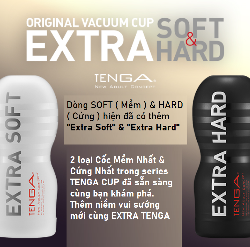  TENGA EXTRA SOFT & HARD CUP 