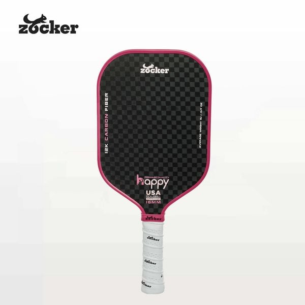 Vợt Pickleball Zocker Happy HP3 Premium Pink