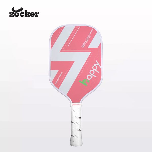 Vợt Pickleball Zocker Happy HP1 Thunder White
