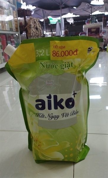 PU- Washing Power Gel Aiko 3.2L (Hương tươi mới) T4