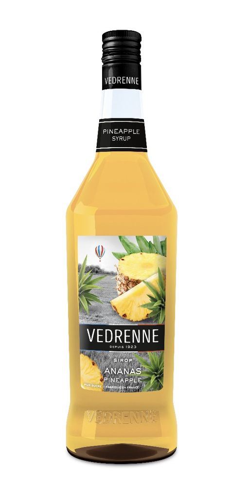 SR- Pineapple Syrup Vedrenne 1L