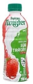DA.M.N- Strawberry Fruit Juicy Milk Twister Tropicana 320ml T3