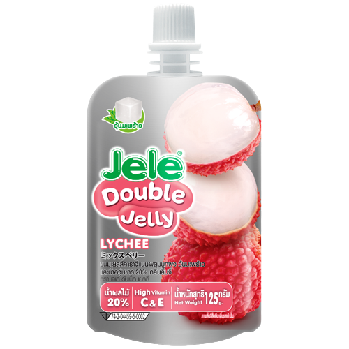 BW.J- Lychee Double Jelly Jele 125g