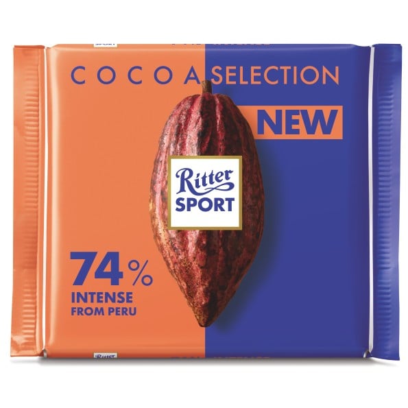 CH-74% Peru Cocoa Intense Chocolate Ritter Sport 100g