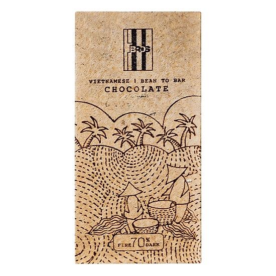 CH-Chocolate Fine Dark 70% T-Bros Tien Giang 30g (pack)