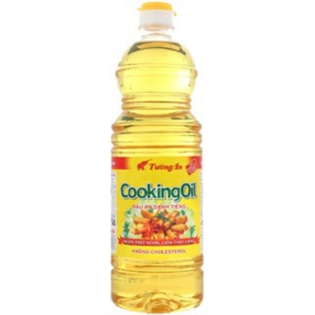 O- Dầu nành Tường An 1L - Cooking Oil Soy Bean 1L ( bottle )