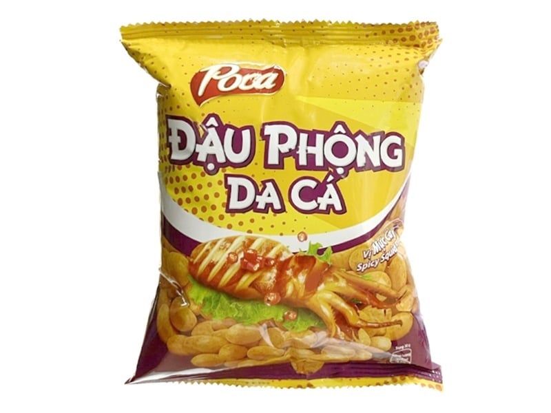 SN- Spicy Squid Flavor Skin Fish Peanut Poca 70g