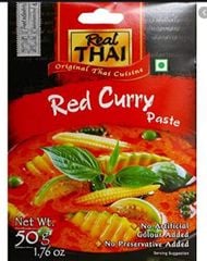 SS- Cà ri Thái đỏ 50g - Red Curry Paste Thailand 50g ( pack )