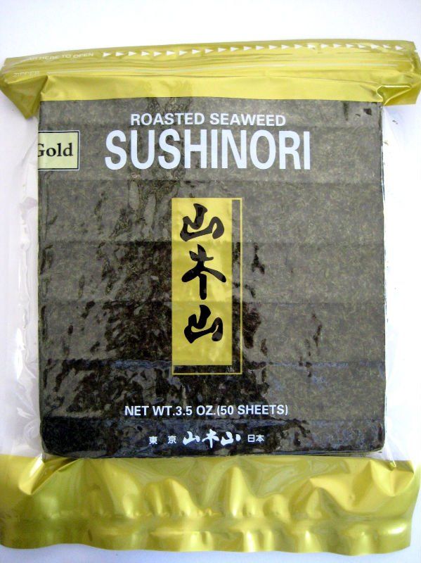 MW- Rong biển cuộn sushi 50 lá Nori - Sushi Nori 50 sheets ( Pack )