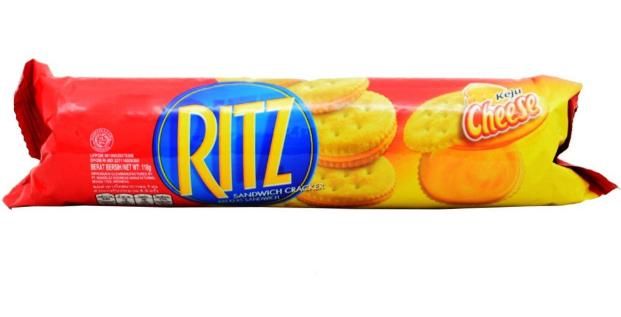 PC.B- Bánh quy nhân phô mai - Cheese Sandwich Cracker Ritz 118g  (Bịch)