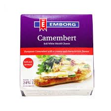 DC- Camembert Soft White Mould Cheese Emborg FIDM 50% 125g ( box )