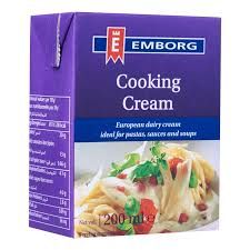 DA.W- Kem nấu Emborg 200ml - Cooking Cream Emborg 20% Fat UHT 200ml ( box )