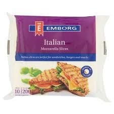DA.C-Italian Sliced Mozzarella Emborg 200g