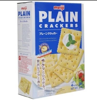 PC.B- Bánh quy Plain Cracker Meiji 104g ( Box )