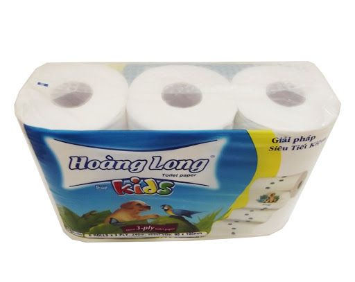 PU.H- Giấy vệ sinh - Toilet Paper Hoàng Long ( Lốc )