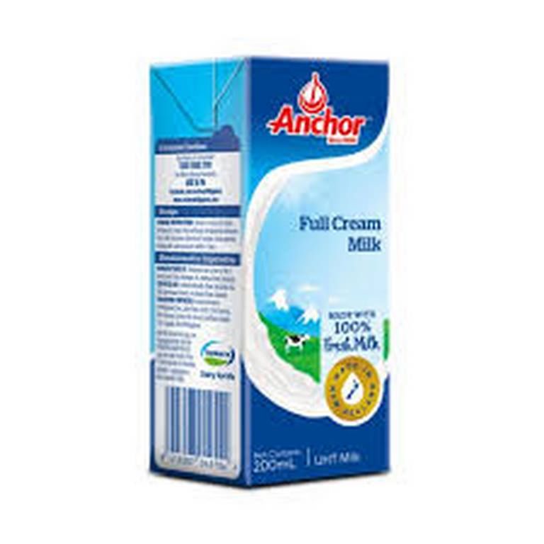 DA.M.P- sữa tươi nguyên kem anchor 200ml - Full Cream Milk Anchor 200ml ( Box )