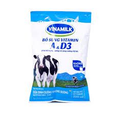 DA.M.F- sữa tươi nguyên chất không đường vinamilk 220ml - Plain UHT Fresh Milk Vinamilk 220ml ( pack )