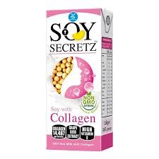 DA.M.N- sữa đậu nành Collagen 180ml - Soy Secretz With Collagen 180ml ( box )