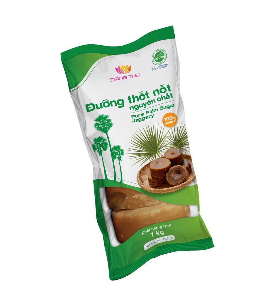 SD- Pure Palm Sugar Jaggery Đăng Thư 1kg (Đường thốt nốt viên)
