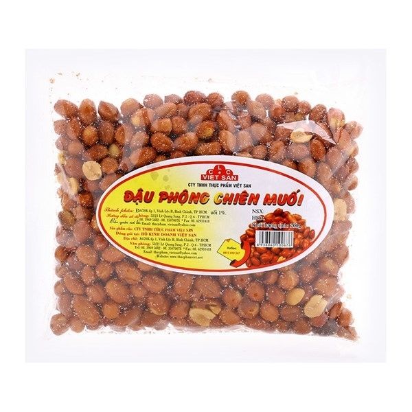 NU- Roasted Peanuts With Salt Việt San (Đậu phộng chiên muối) 200g