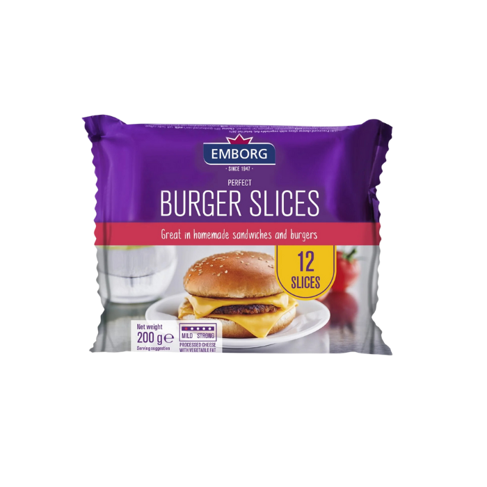 DA.C- Burger Slices Cheese Emborg 200g
