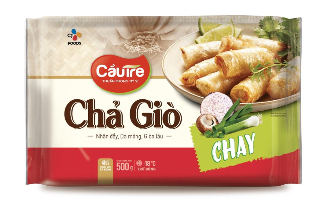 MD- Chả giò chay Cầu Tre 500g - Vegetarian Spring Roll Cau Tre 500g ( pack )