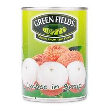 FRT- Vải ngâm Green Field 565g - Lychee In Syrup ( tin )