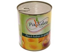 FRT- Đào cắt lát Pavlides 820g - Sliced Peach With Sugar ( tin )