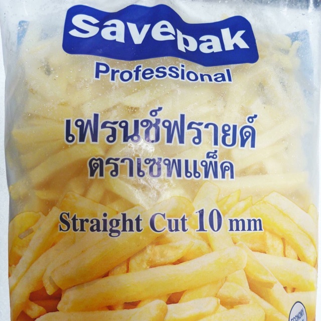 VEF- Khoai tây thẳng 10mm - French Fries Straight Cut 10mm Savepak 2Kg ( pack )