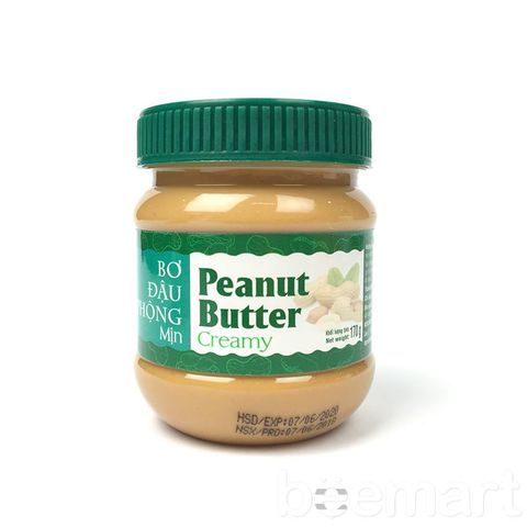 JA- Bơ đậu phộng mịn Golden Farm 170g - Creamy Peanut Butter ( Jar )